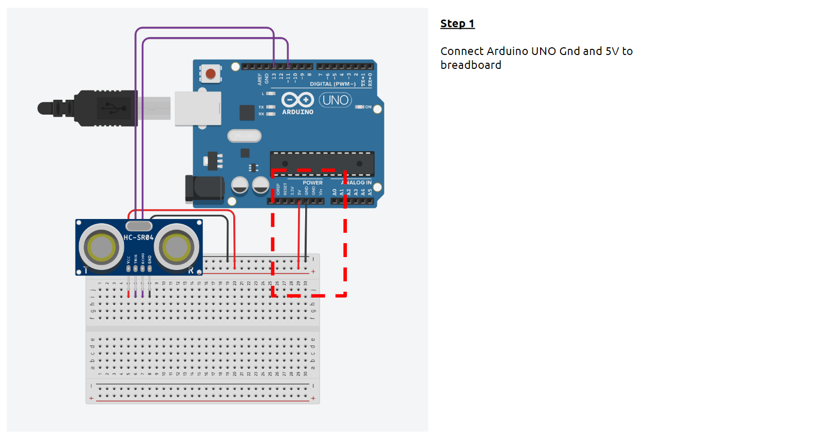 Ultrasonic Distance Measurement with LED and Servo Motor – IAAC BLOG
