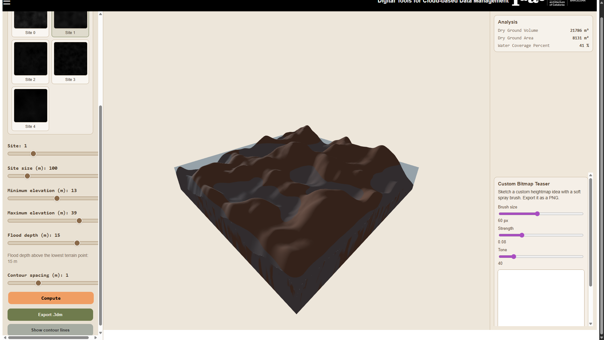 Web-Based Bitmap Terrain Generator - IAAC BLOG
