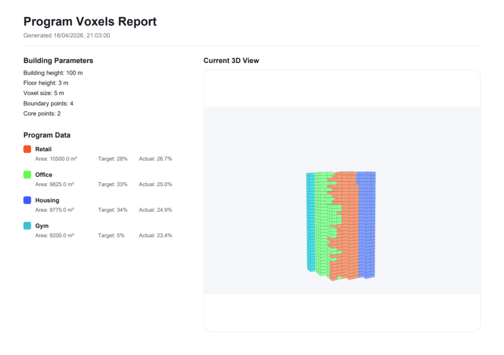 Program Voxels: Interactive Web Based Program Generator - IAAC BLOG